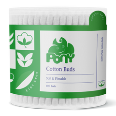 بوني أعواد أذن - أخضر - 100 عود