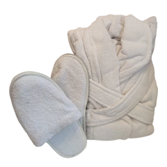 بي كليوباترا روب حمام مع شبشب