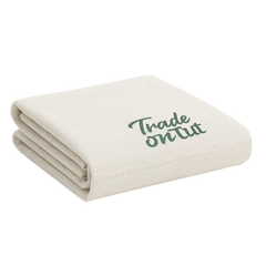 مفرش سرير - كتان 100٪ - مفرد (160 × 240) - (بالعلامتك التجارية الخاصة)