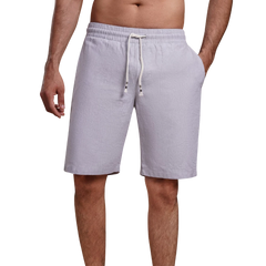 روبان شورت كتان قطني مغسول - متعدد الألوان - متعدد المقاسات