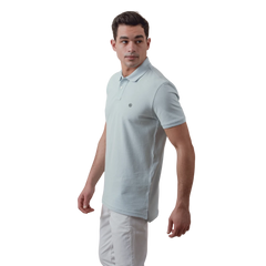 روبان تيشيرت بولو قطني بقصة ضيقة - متعدد الألوان - متعدد المقاسات