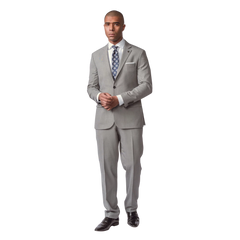 روبان بدلة دودسون بقصة عادية - رمادي - متعدد المقاسات