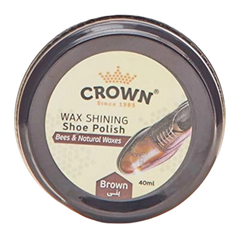 ورنيش شمعي كراون البني 40 مل