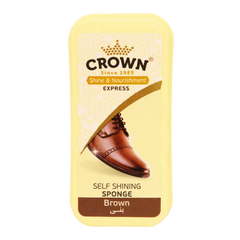 إسفنجة كراون للتلميع إكسبريس بني