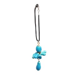 سعودي معلقة حائط سيراميك – تصميم خرز وقطرة – 7×5 سم – SG14