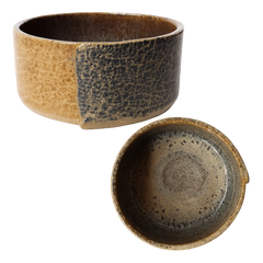 سعودي وعاء سيراميك – تصميم ريفي محبب – 14 سم / 0.35 لتر – ST3