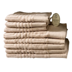 أب تاولز منشفة 70 سم بحدود متاهة - قطعة واحدة - 70×140 - ألوان متعددة