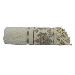 أب تاولز منشفة سراي 70 سم بحدود (11) - 70×140 - ألوان متعددة