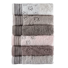 أب تاولز بوبـيلا 3 - منشفة وجه - 50×90 - ألوان متعددة