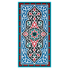 لوحة خيامية مصرية يدوية بنقوش عربية تقليدية