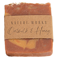 نيتشر وركس صابون حليب الشوفان والعسل