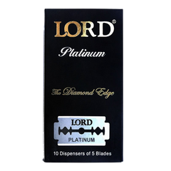 لورد 50 شفرة حلاقة بلاتينية مزدوجة الحواف