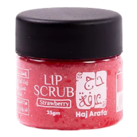 حاج عرفة ليب سكراب فراولة - 25 جم