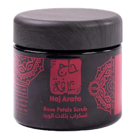 حاج عرفة سكراب بتلات الورد - 135 جم