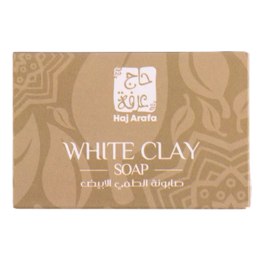 حاج عرفة صابونة الطمي الأبيض - 90 جم