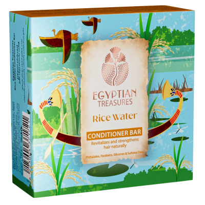 إيجيبتشن تريجرز صابون بلسم بماء الأرز - 100 جم