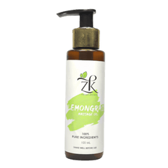 زد كيه زيت تدليك الليمون جراس - 100 مل