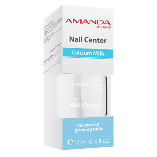 أماندا ميلانو سنتر الأظافر - حليب بالكالسيوم - 12 مل