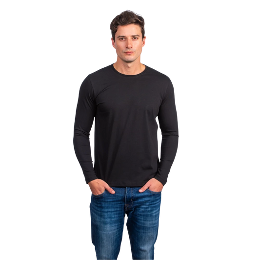 روبان تيشيرت داخلي قطني برقبة دائرية - متعدد الألوان - متعدد المقاسات