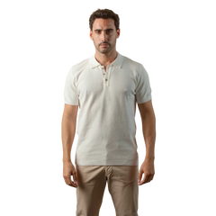 روبان قميص بولو قطني محبوك مثقب - متعدد الألوان - متعدد المقاسات