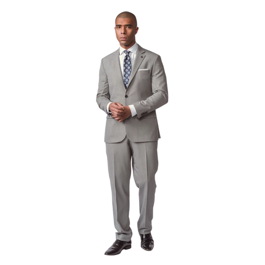 روبان بدلة دودسون بقصة عادية - رمادي - متعدد المقاسات