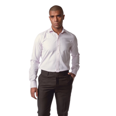 روبان قميص أوكسفورد مخطط مغسول بقصة ضيقة - متعدد الألوان - متعدد المقاسات