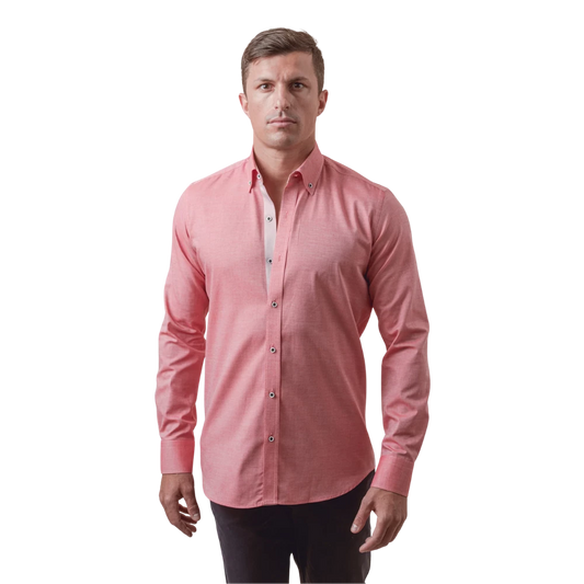 روبان قميص قطني تويـل بقصة عادية - متعدد الألوان - متعدد المقاسات