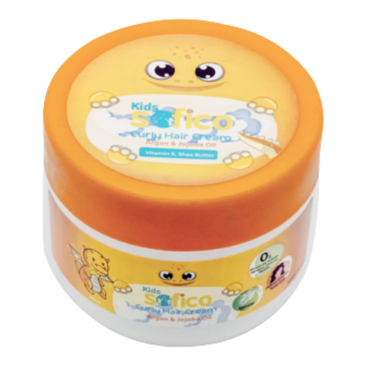 سوفيكو كريم تجعيد شعر الأطفال بزيت الأرجان والجوجوبا - 200 مل