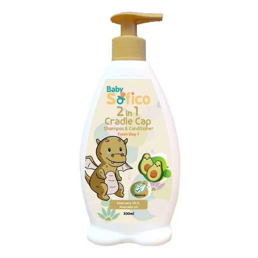 سوفيكو شامبو وبلسم للأطفال 2 في 1 ضد قشرة الرأس من اليوم الأول - 300 مل