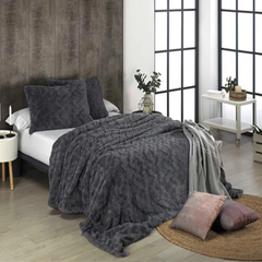 كاسا بطانية كاندر موديل M64 (100% بوليستر مايكروفايبر، مقاس 230×250 سم، متوفرة بعدة ألوان)