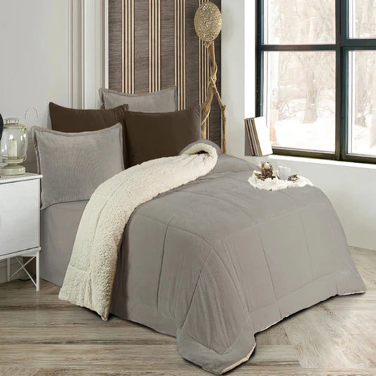 كاسا لحاف ( باجا هوم ) موديل فريدة (متوفر بألوان متعددة، مقاس 240×260 سم + 2 وسادة)