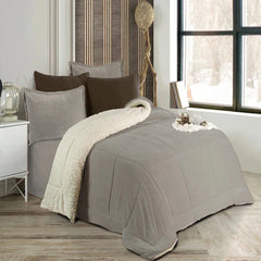 كاسا لحاف ( باجا هووم ) موديل فريدة لشقة فردية (100% ميكروفايبر، مقاس 180×240 سم، متوفر بألوان متعددة)