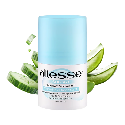 ألتيس سوان مزيل عرق رول-أون لتوحيد لون البشره، مؤخر لنمو الشعر (برائحة الالوفيرا و الخيار) - 50 مل