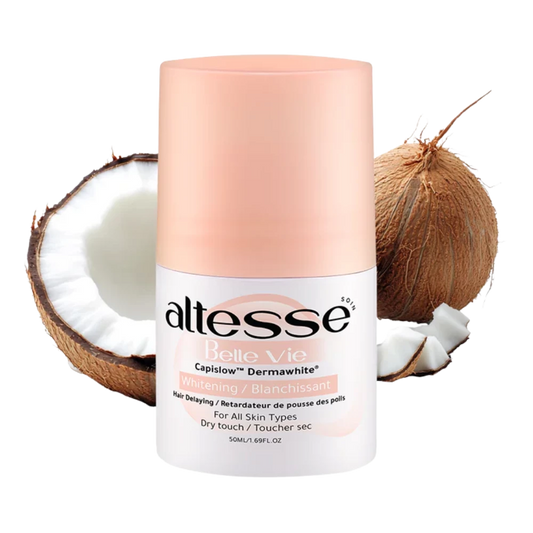 ألتيس سوان مزيل عرق رول-أون لتوحيد لون البشره، مؤخر لنمو الشعر (برائحة العود و جوز الهند) - 50 مل