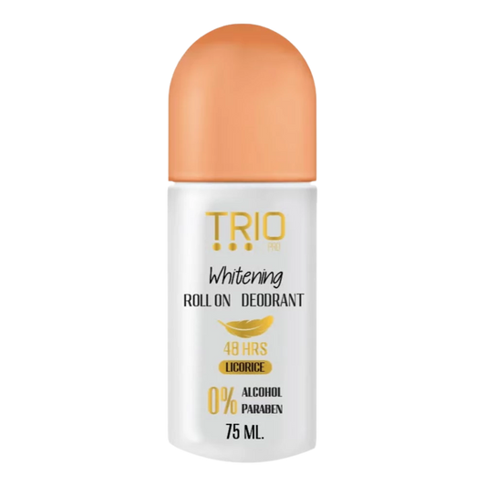 تريو مزيل عرق مبيض - عرق سوس - 75 مل