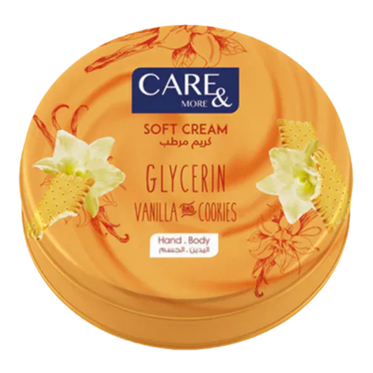 كير اند مور كريم لليدين والجسم الفانيليا والبسكويت 250 مل