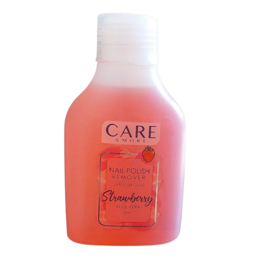 كير اند مور مزيل طلاء الأظافر بالفراولة 100 مل