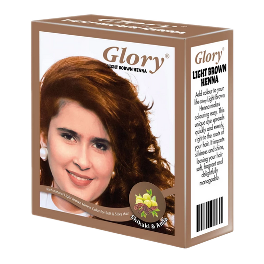 جلوري الحنه الهندية بني فاتح 10 جم