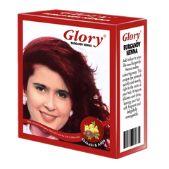 جلوري الحنه الهندية برغندي 10 جم