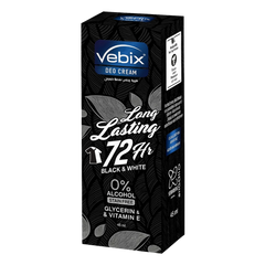 فيبكس كريم مزيل عرق 72 ساعة بلاك أند وايت للرجال 30 مل