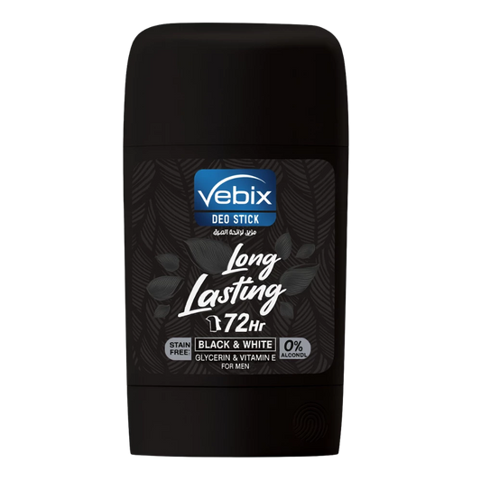 فيبكس ديو ستيك مزيل عرق 72 ساعة بلاك أند وايت للرجال 50 مل