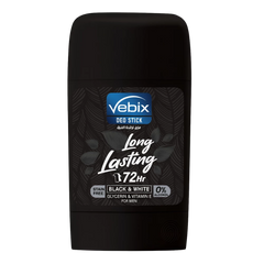 فيبكس ديو ستيك مزيل عرق 72 ساعة بلاك أند وايت للرجال 50 مل
