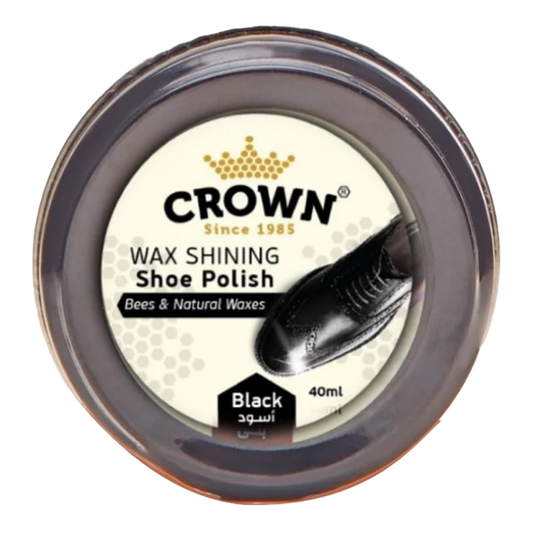 ورنيش شمعي كراون الأسود 40 مل
