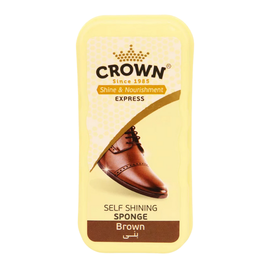إسفنجة كراون للتلميع إكسبريس بني