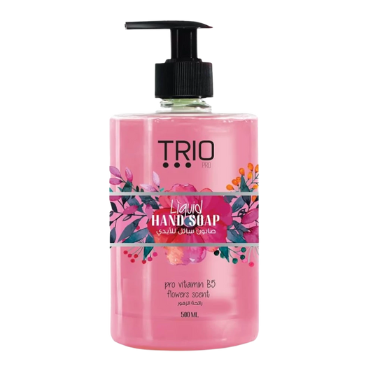 تريو برو صابون سائل لليدين بالزهور البيضاء 500 مل