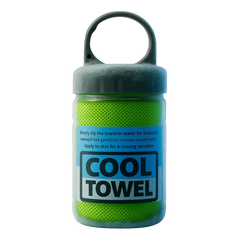 بي إس منشفة تبريد 80×40 سم – تبريد فوري وحماية من الأشعة فوق البنفسجية – أخضر