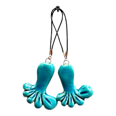 سعودي معلقة حائط سيراميك – تصميم قدم – 7×7 سم – SG1