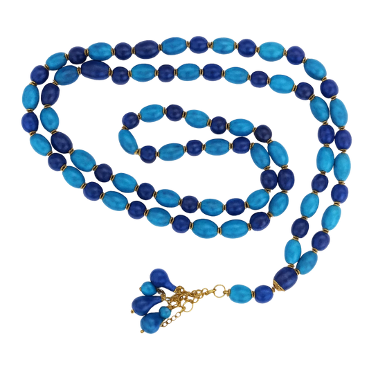 سعودي سبحة سيراميك – 99 حبة – 100 سم – SS2