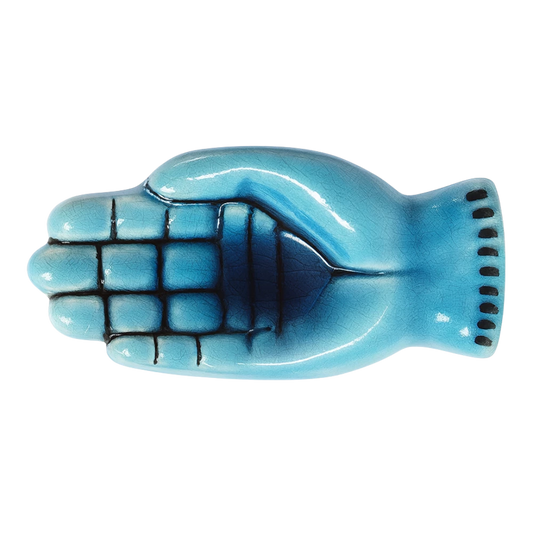 سعودي وحدة ديكورية سيراميك – تصميم يد مفتوحة – 15×10 سم – SD6