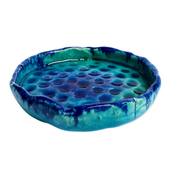 سعودي سلطانية ديكورية سيراميك – تصميم دائري صغير – 12 سم – SD9